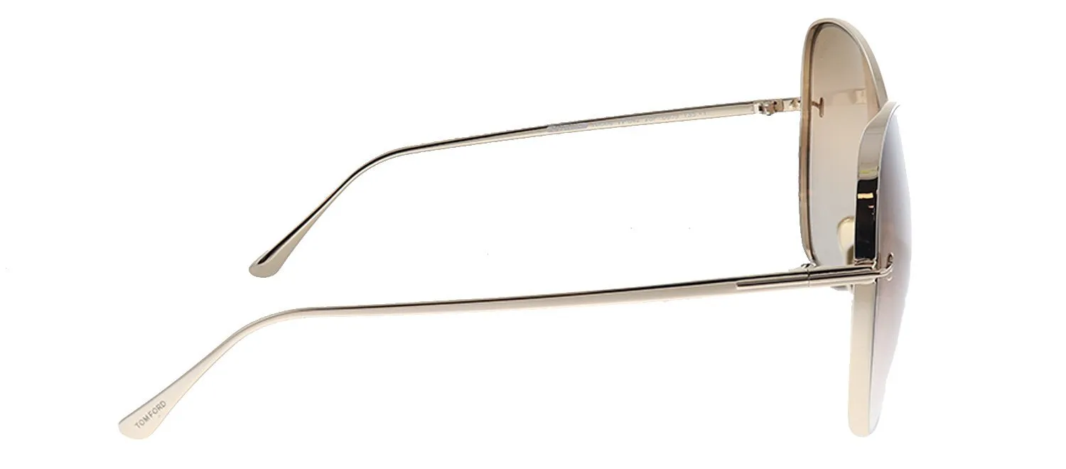 Tom Ford Nickie TF 842 28F Butterfly Metal Gold Sunglasses with Brown Gradient Lens sold by Gaffos product image thumbnail 3