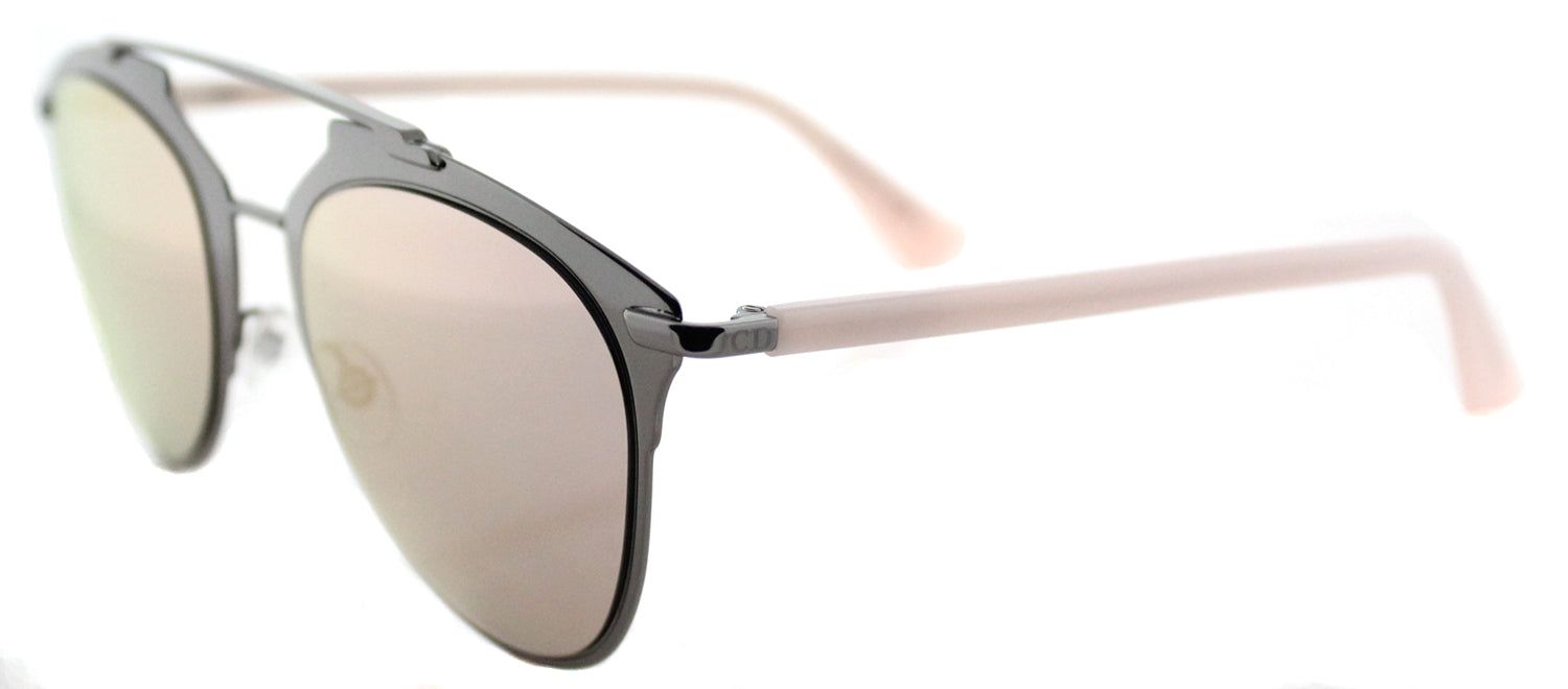 Dior CD Reflected XY2 0J Aviator Metal Ruthenium/ Gunmetal Sunglasses with Rose Gold Mirror Lens sold by Gaffos product image thumbnail 2