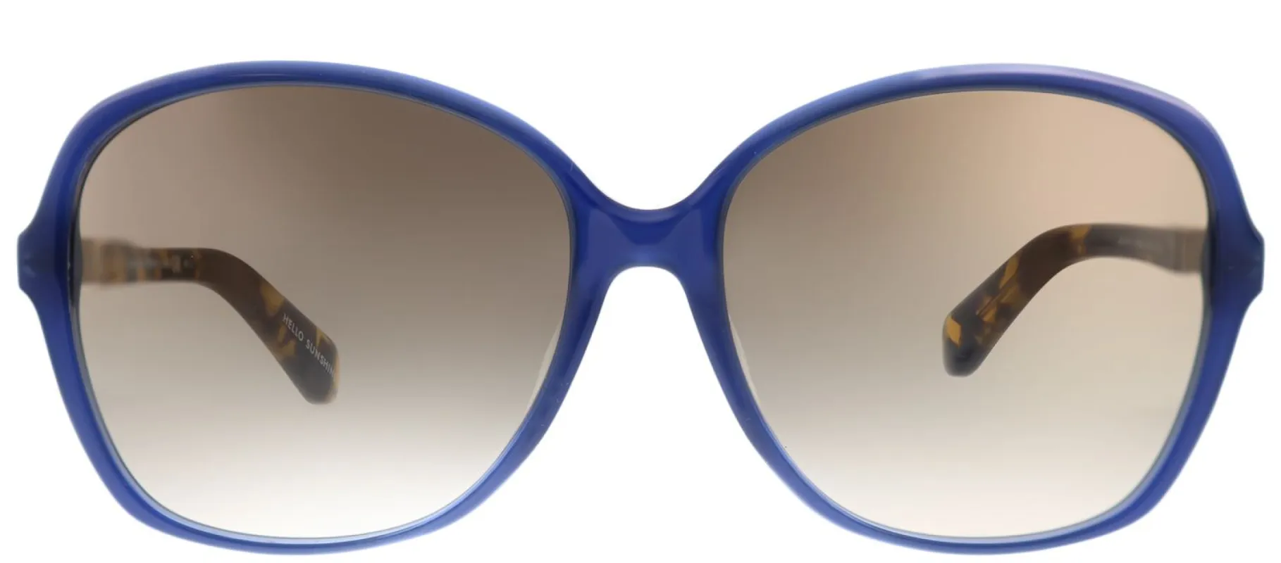 Kate Spade KS Jacki/F/S 0CX Square Plastic Blue Sunglasses with Brown Gradient Lens sold by Gaffos