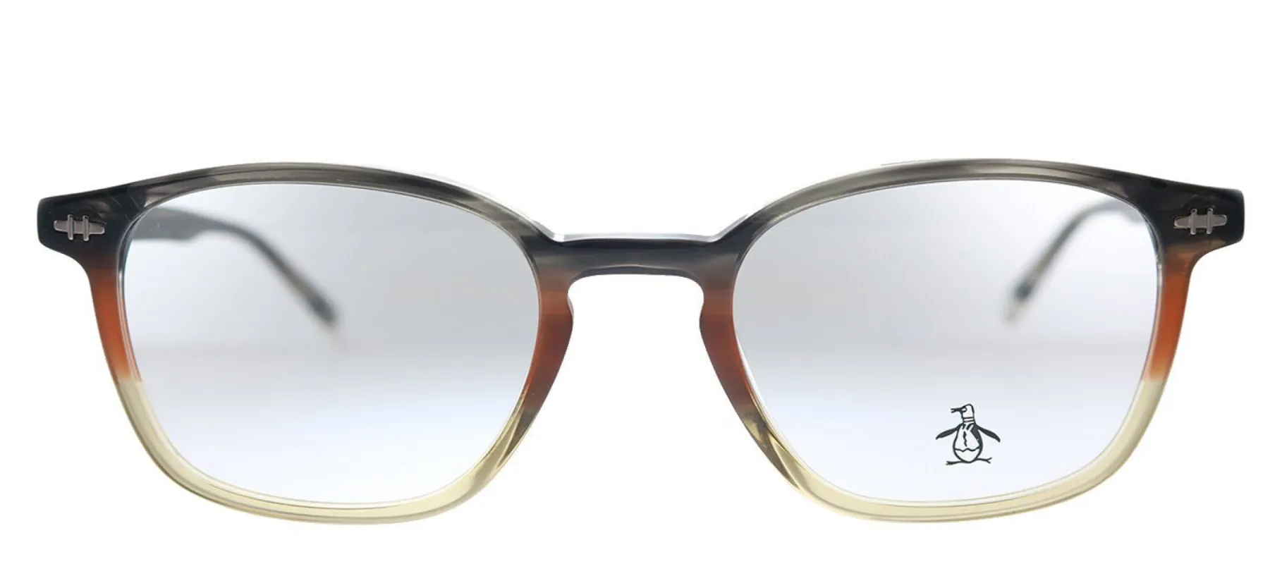 Original Penguin PE Jones GR Square Plastic Grey Sunset Eyeglasses with Demo Lens sold by Gaffos