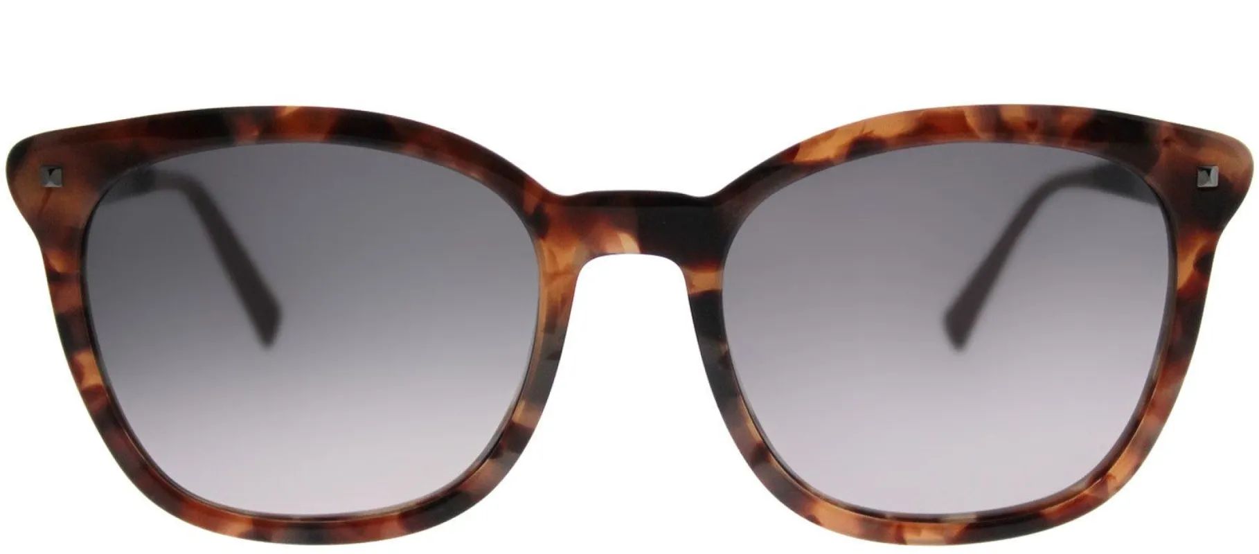 MaxMara MM NeedleIII USL EU Square Plastic Tortoise/ Havana Sunglasses with Grey Gradient Lens made by Gaffos