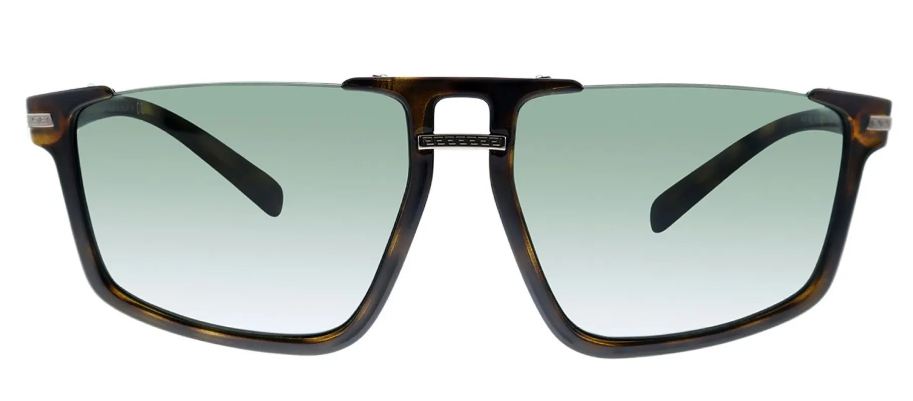 Versace VE 4363 108/71 Square Plastic Havana Sunglasses with Green Lens sold by Gaffos