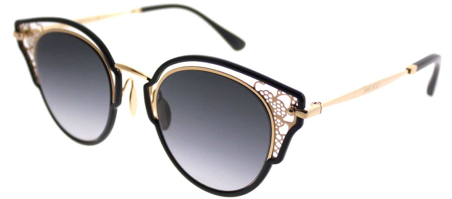 Jimmy Choo JC Dhelia 2M2 Cat-Eye Metal Gold Sunglasses with Grey Gradient Lens sold by Gaffos product image thumbnail 2