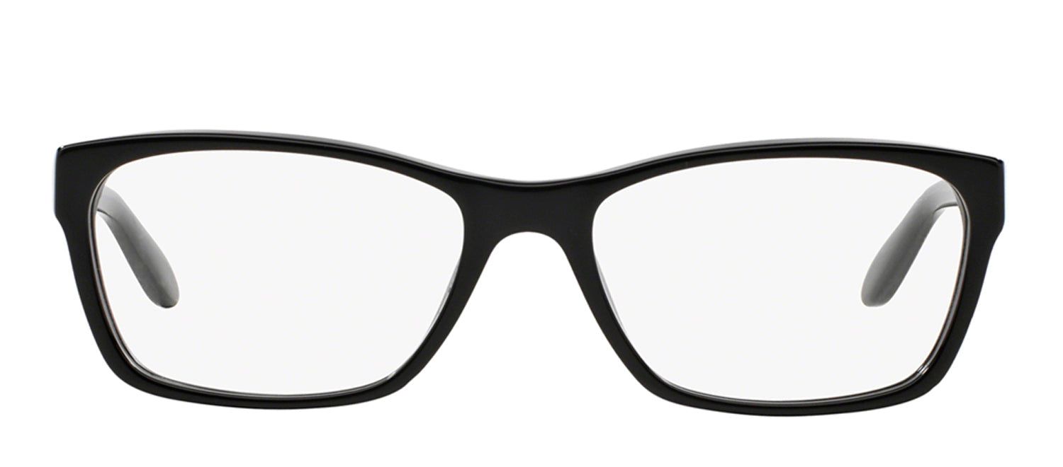 Ralph Lauren RA 7039 501 Square Plastic Black Eyeglasses with Logo Stamped Demo Lens sold by Gaffos