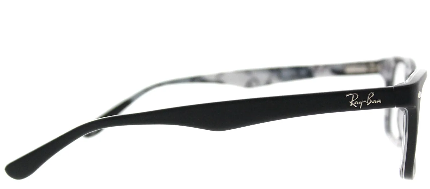 Ray-Ban RX 5228 5405 Rectangle Plastic Black Eyeglasses with Demo Lens sold by Gaffos product image thumbnail 3