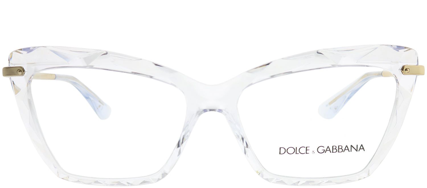 Dolce & Gabbana DG 5025 3133 Cat-Eye Plastic Clear Eyeglasses with Demo Lens sold by Gaffos