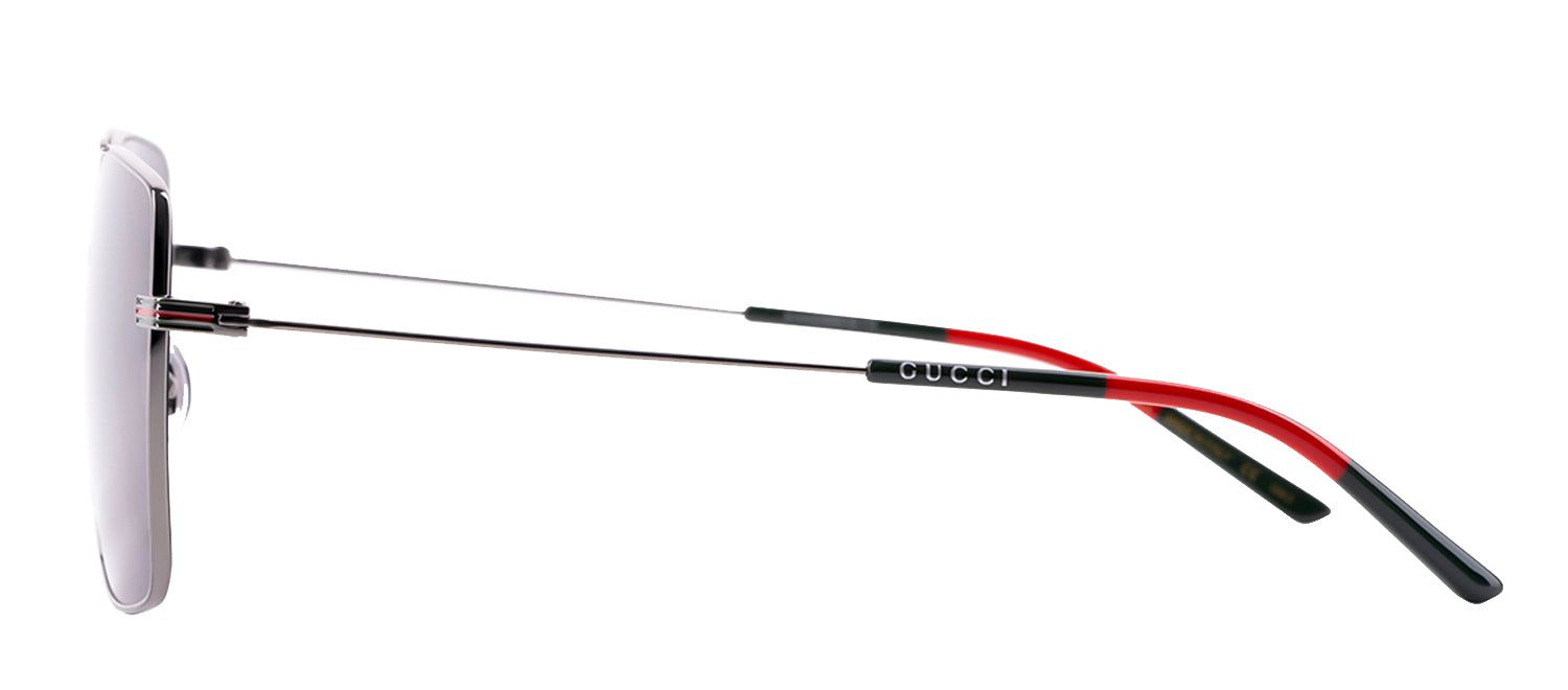 Gucci GG 1053S 001 Square Metal Gunmetal Sunglasses with Grey Lens sold by Gaffos product image thumbnail 3