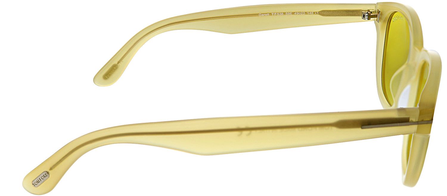 Tom Ford TF 538 59E Square Plastic Yellow Sunglasses with Yellow Lens sold by Gaffos product image thumbnail 3