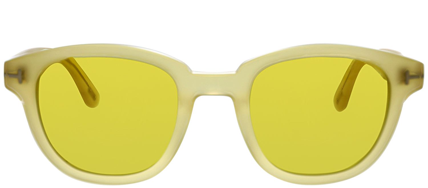 Tom Ford TF 538 59E Square Plastic Yellow Sunglasses with Yellow Lens sold by Gaffos