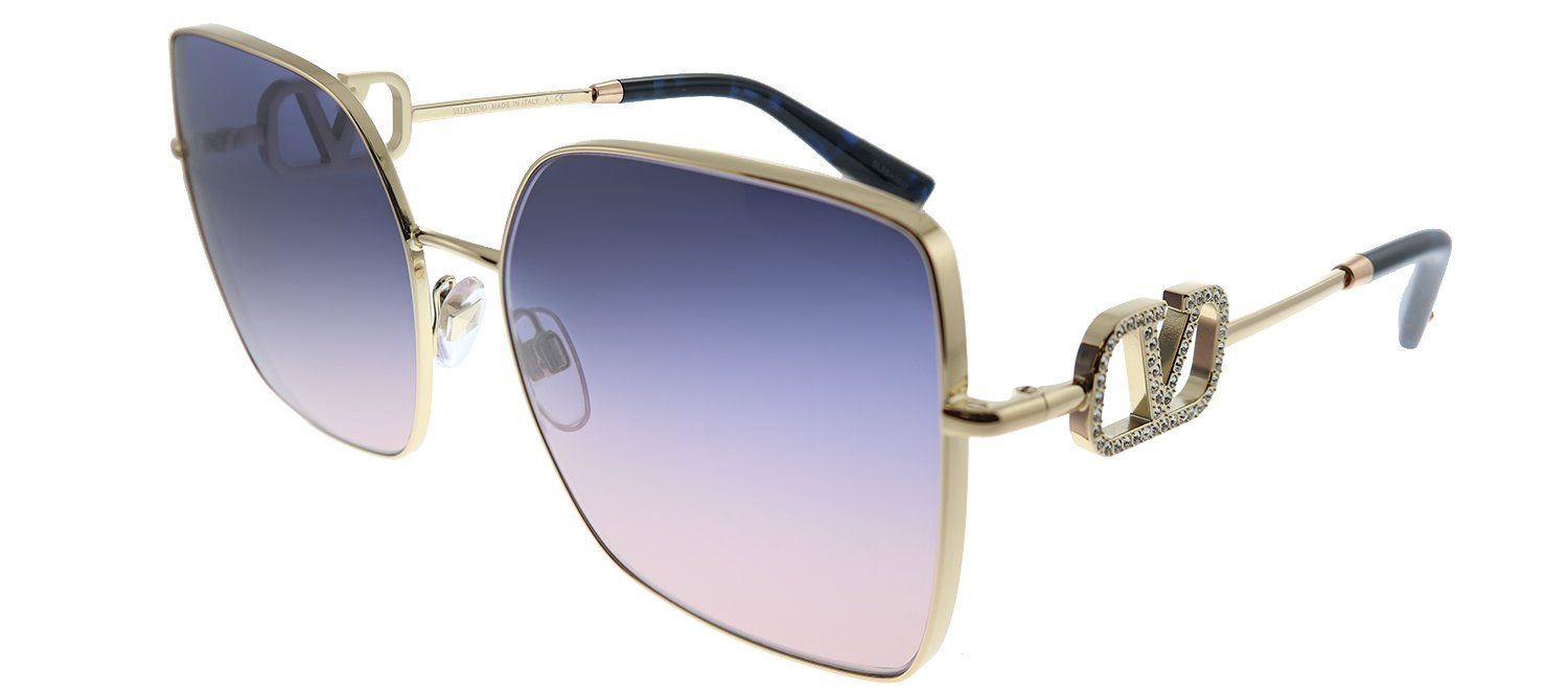 Valentino VA 2041 3004I6 Square Metal Rose Gold Sunglasses with Pink Gradient Lens sold by Gaffos product image thumbnail 2