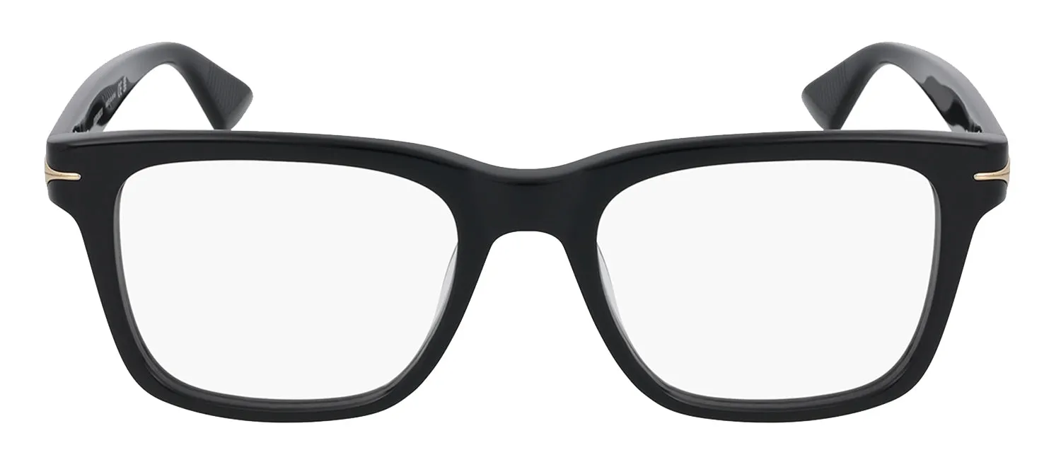 MontBlanc NIB MB 0266O 005 Rectangle Plastic Black Eyeglasses with Logo Stamped Demo Lenses sold by Gaffos