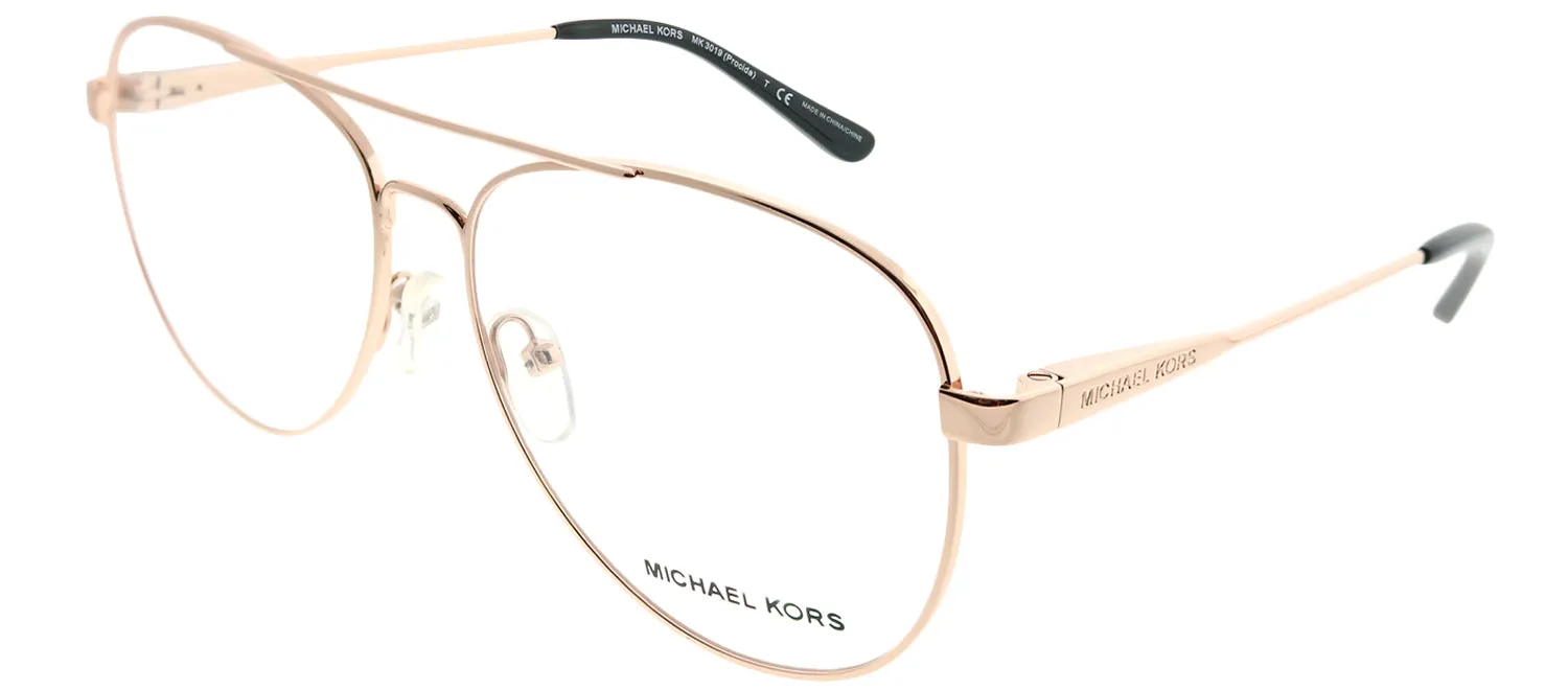 Michael Kors Procida MK 3019 1116 Aviator Metal Gold Eyeglasses with Demo Lens sold by Gaffos product image thumbnail 2