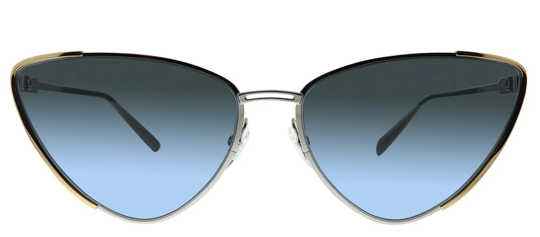 Salvatore Ferragamo SF 206S 050 Cat-Eye Metal Ruthenium Sunglasses with Grey Gradient Lens sold by Gaffos