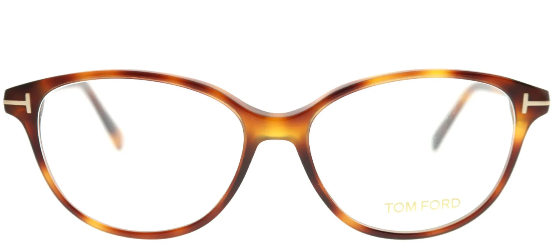Tom Ford FT 5421 053 Cat-Eye Plastic Tortoise/ Havana Eyeglasses with Demo Lens sold by Gaffos