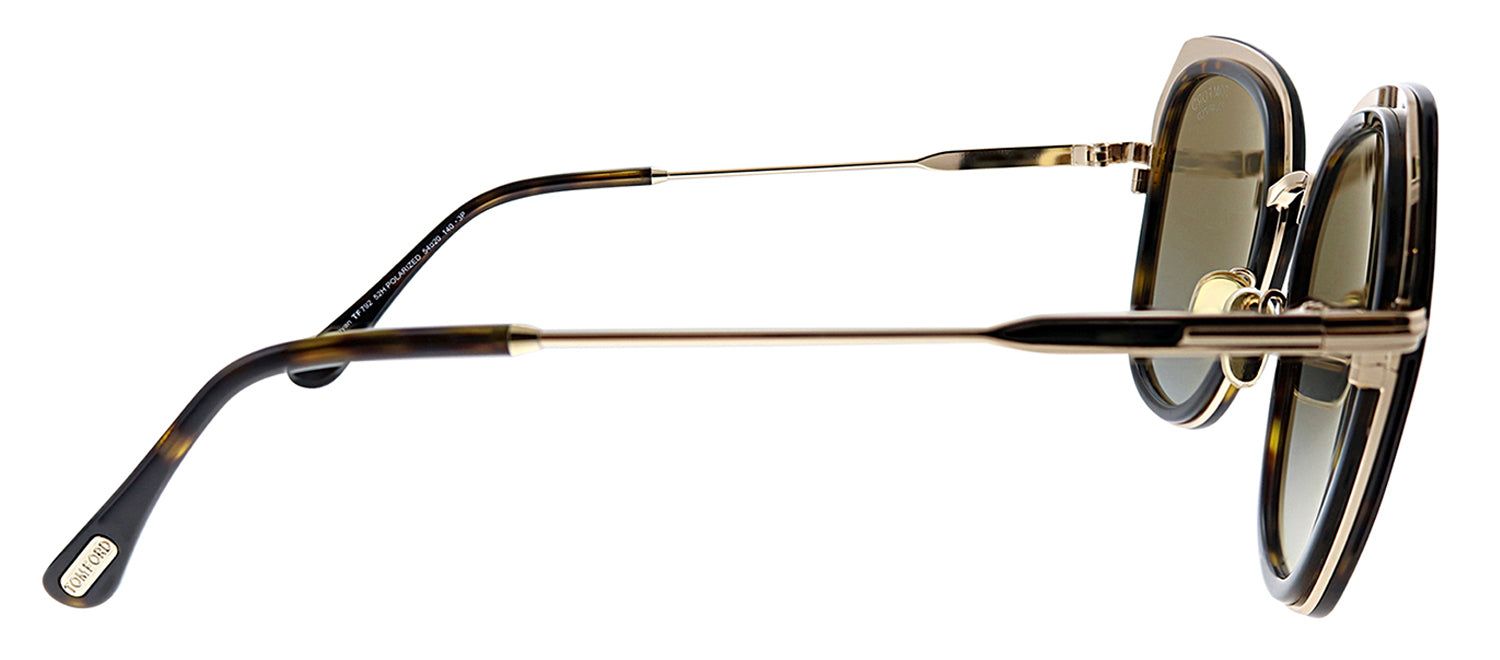 Tom Ford FT 0792 52H Pilot Plastic Havana Sunglasses with Brown Polarized Lens sold by Gaffos product image thumbnail 3