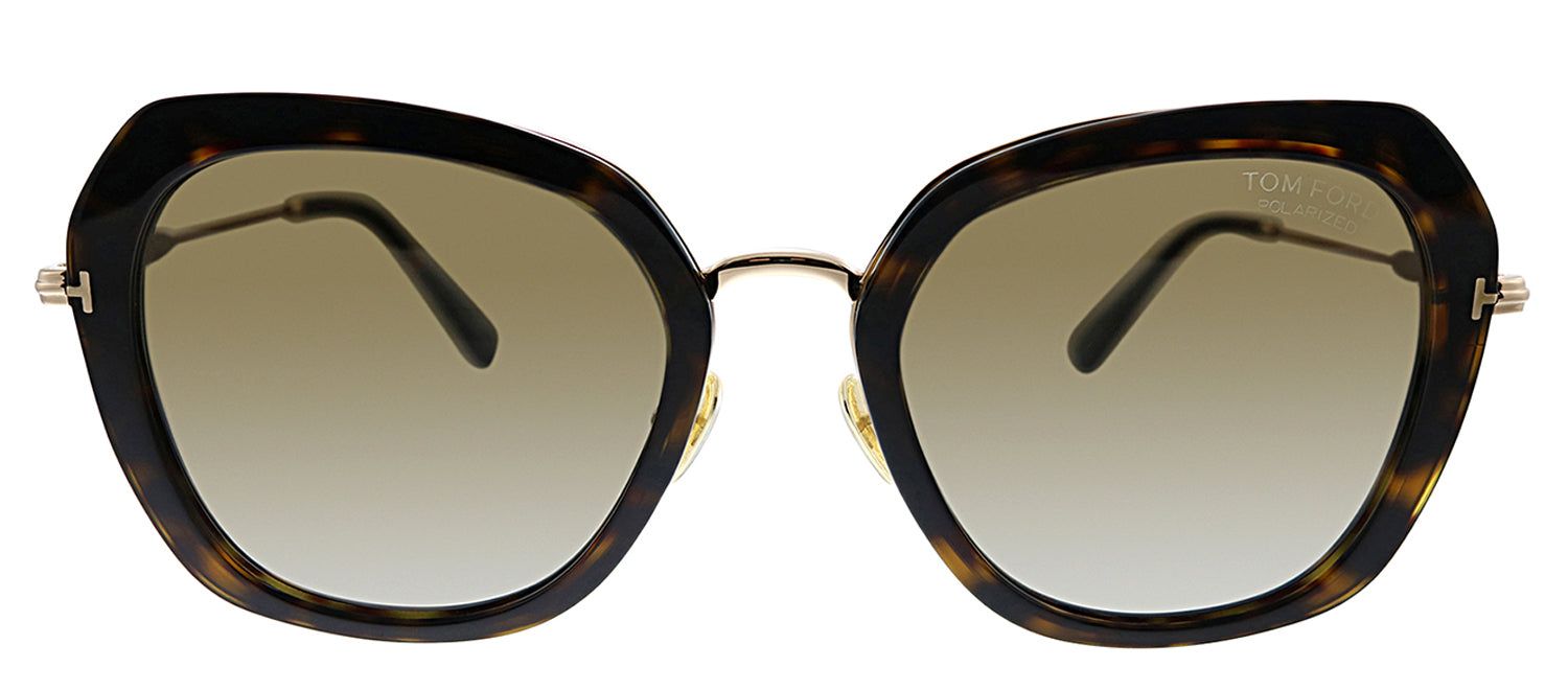 Tom Ford FT 0792 52H Pilot Plastic Havana Sunglasses with Brown Polarized Lens sold by Gaffos