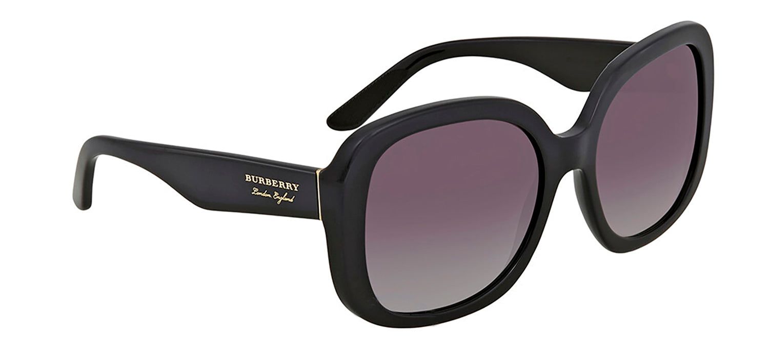Burberry BE 4259 30018G Square Plastic Black Sunglasses with Grey Gradient Lens sold by Gaffos
