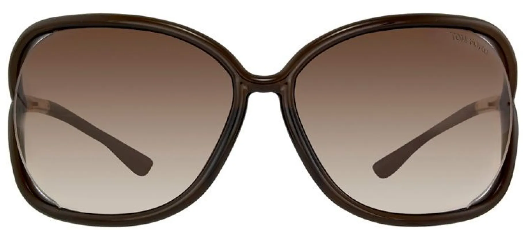 Tom Ford Raquel TF 76 692 Fashion Plastic Brown Sunglasses with Brown Gradient Lens made by Gaffos