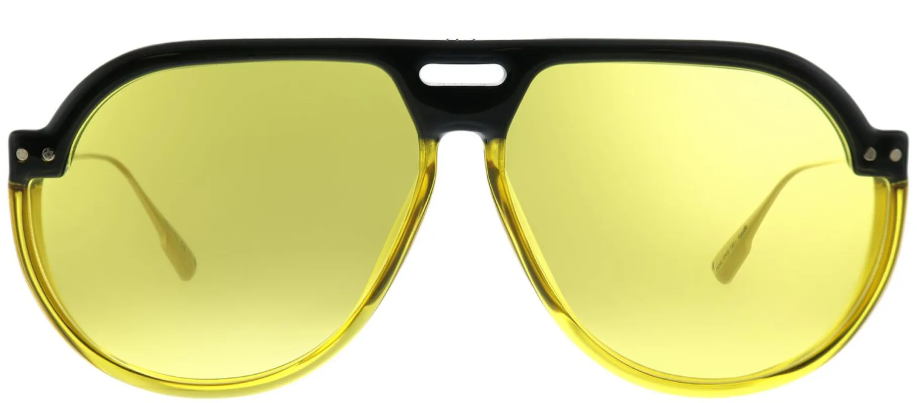 Dior DiorClub3 71C HO Aviator Plastic Pink Sunglasses with Yellow Lens sold by Gaffos