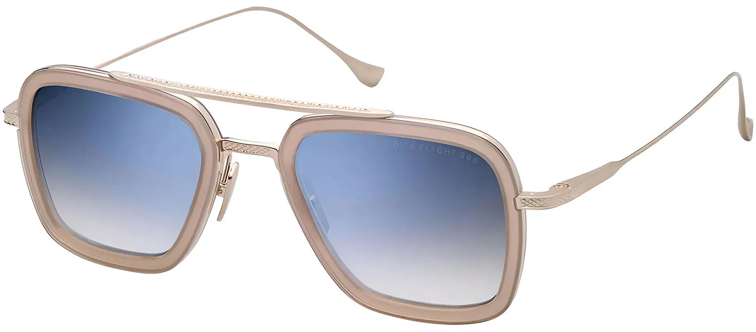 Dita DT 7806 U-GLD-PNK Square Metal Pink Sunglasses with Grey Gradient Lens sold by Gaffos product image thumbnail 2
