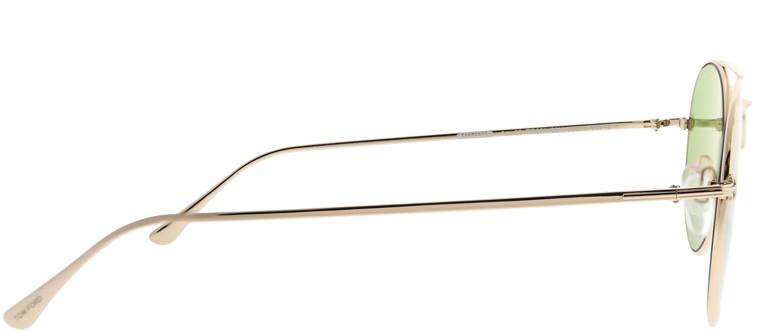 Tom Ford TF 551 28N Aviator Metal Gold Sunglasses with Green Lens sold by Gaffos product image thumbnail 3