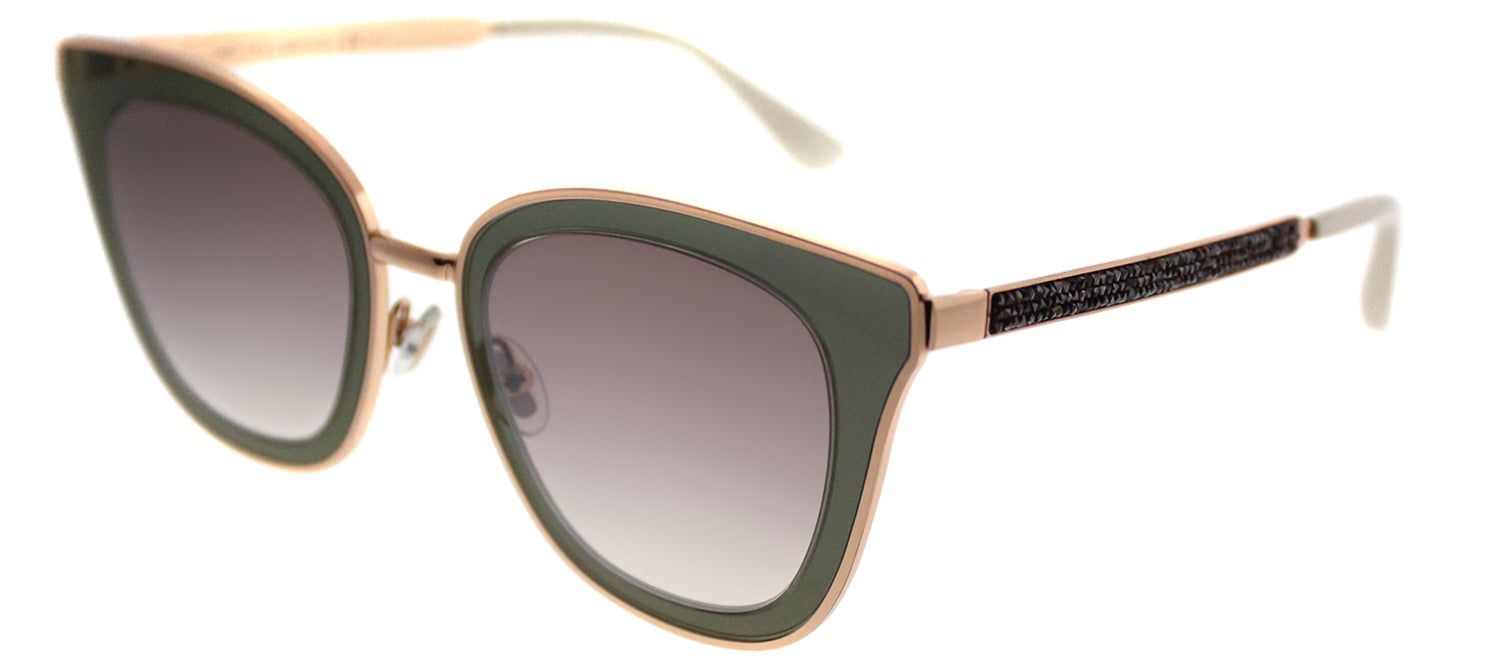Jimmy Choo JC Lory YK9 Cat-Eye Metal Grey Sunglasses with Brown Mirror Gradient Lens sold by Gaffos product image thumbnail 2