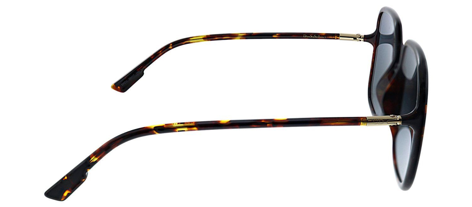 Dior CD SOSTELLAIRE1 EPZ Square Plastic Havana Sunglasses with Blue Gradient Lens sold by Gaffos product image thumbnail 3