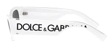 Dolce & Gabbana DG 6186 331287 Cat Eye Plastic White Sunglasses with Dark Grey Classic Lens sold by Gaffos