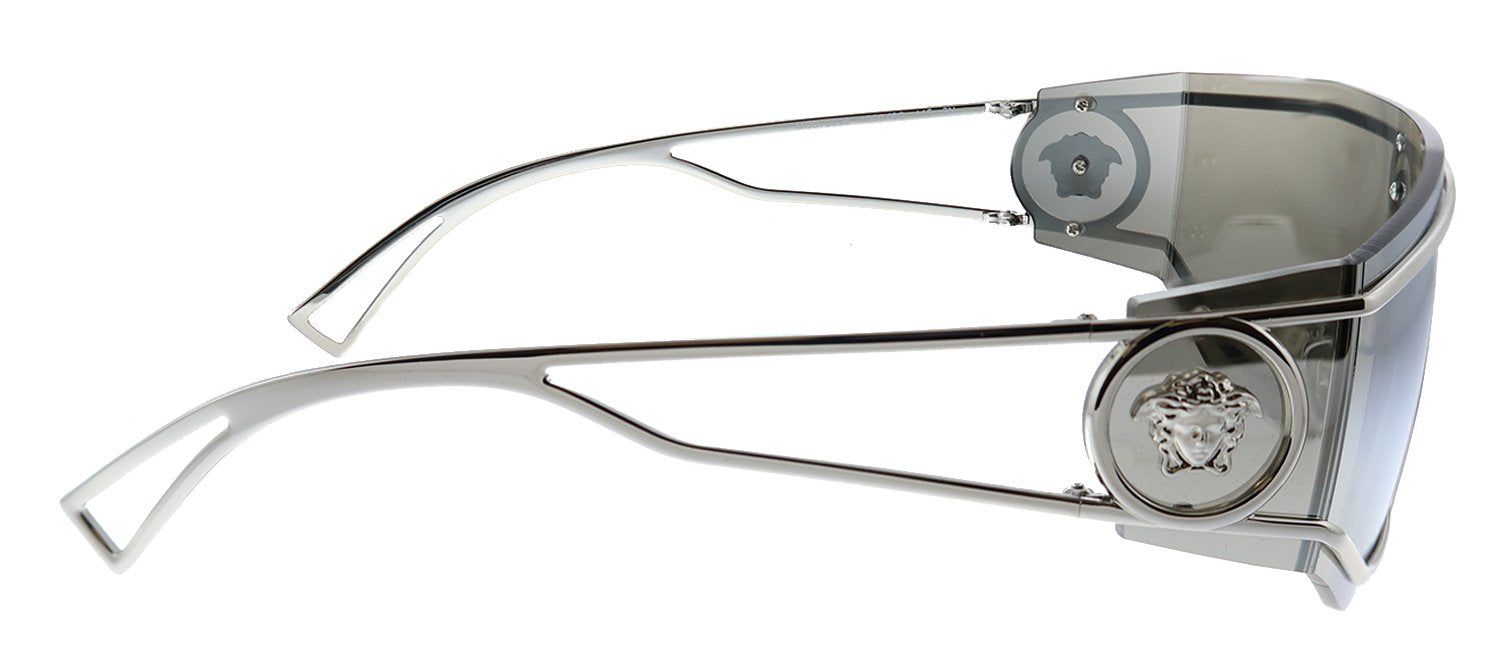 Versace VE 2226 10006G Shield Metal Silver Sunglasses with Silver Mirror Lens sold by Gaffos product image thumbnail 3