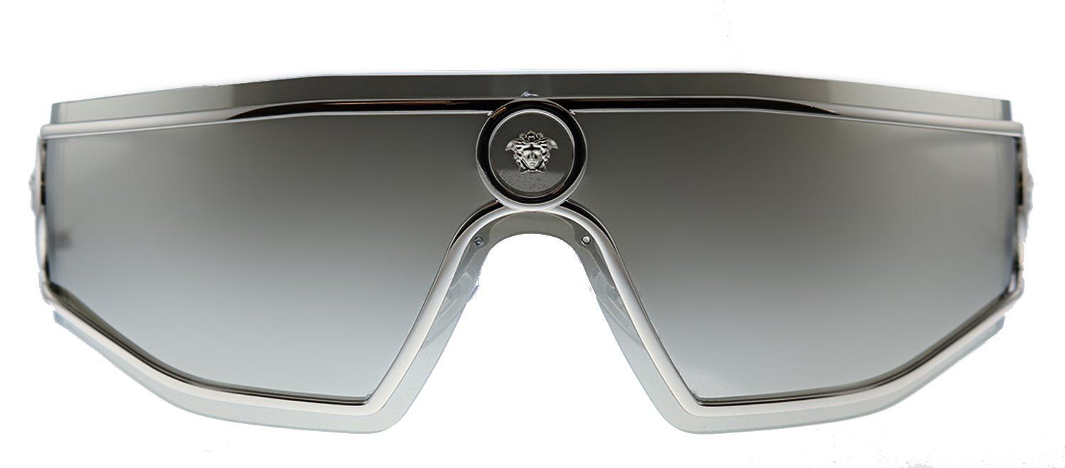 Versace VE 2226 10006G Shield Metal Silver Sunglasses with Silver Mirror Lens sold by Gaffos