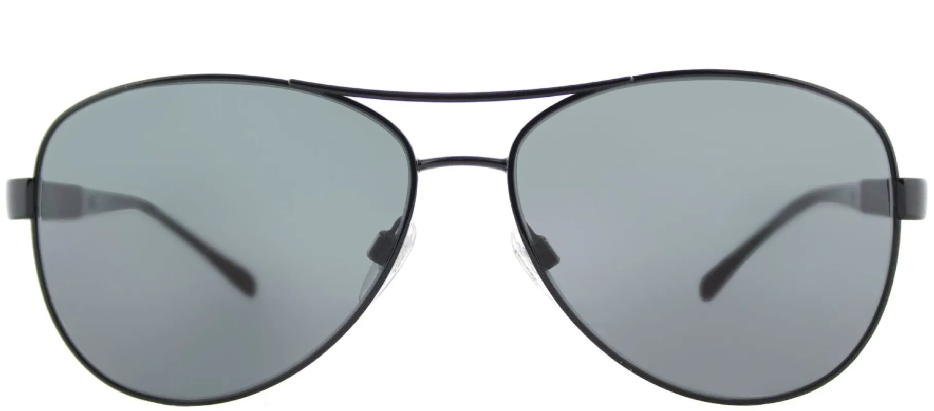 Burberry BE 3080 100187 Aviator Metal Black Sunglasses with Grey Lens sold by Gaffos