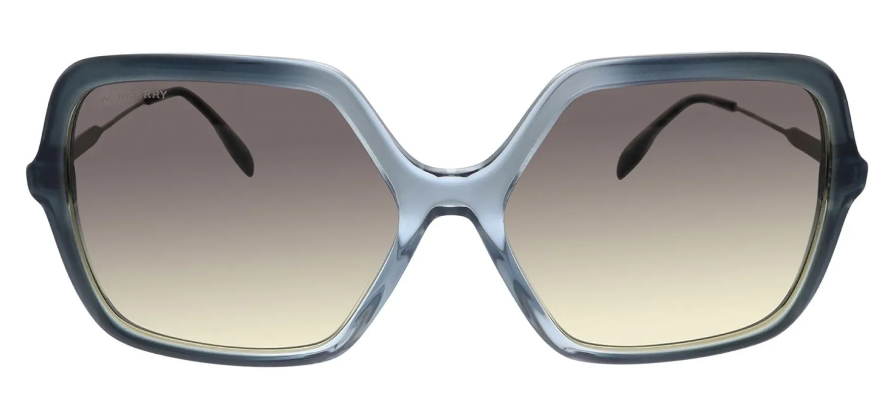 Burberry BE 4324 30052Q Square Plastic Blue Sunglasses with Grey Gradient Lens sold by Gaffos