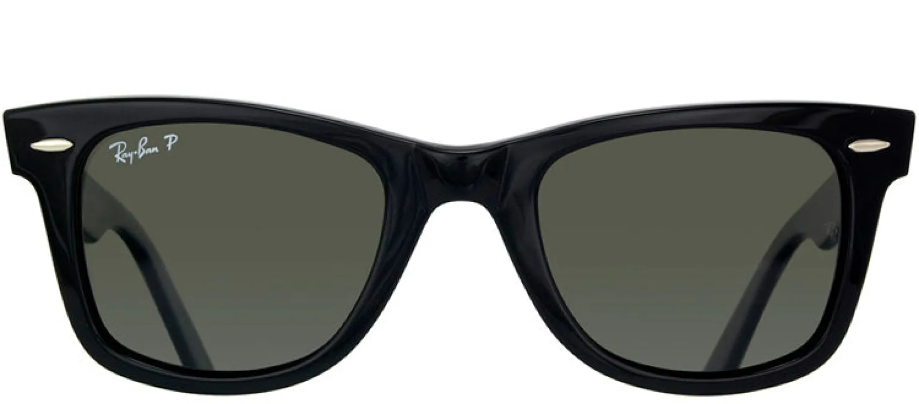 Ray-Ban RB 2140 901/58 Original Wayfarer Plastic Black Sunglasses with Crystal Green Lens sold by Gaffos