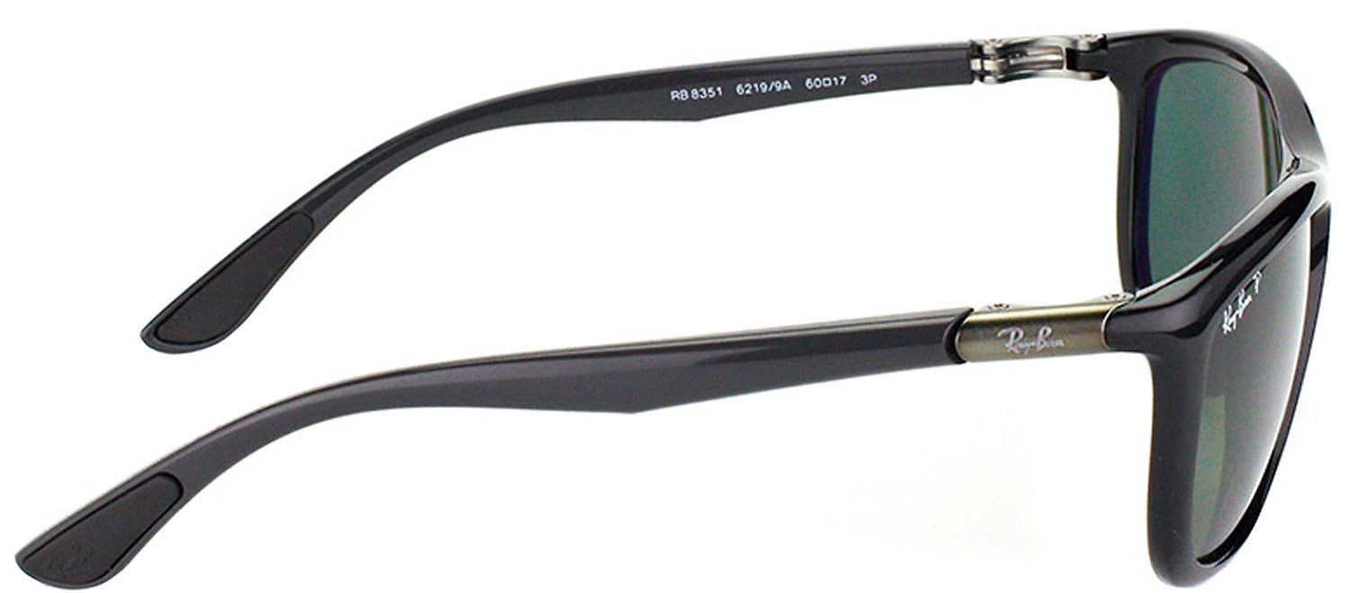 Ray-Ban RB 8351 62199A 60 Sport Plastic Black Sunglasses with Green Polarized Lens sold by Gaffos product image thumbnail 3