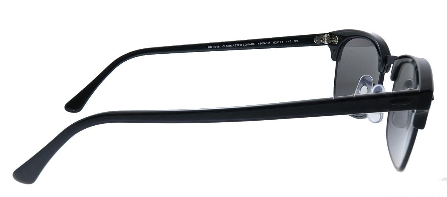 Ray-Ban Clubmaster Square RB 3916 1305B1 Rectangle Plastic Black Sunglasses with Grey Lens sold by Gaffos product image thumbnail 3