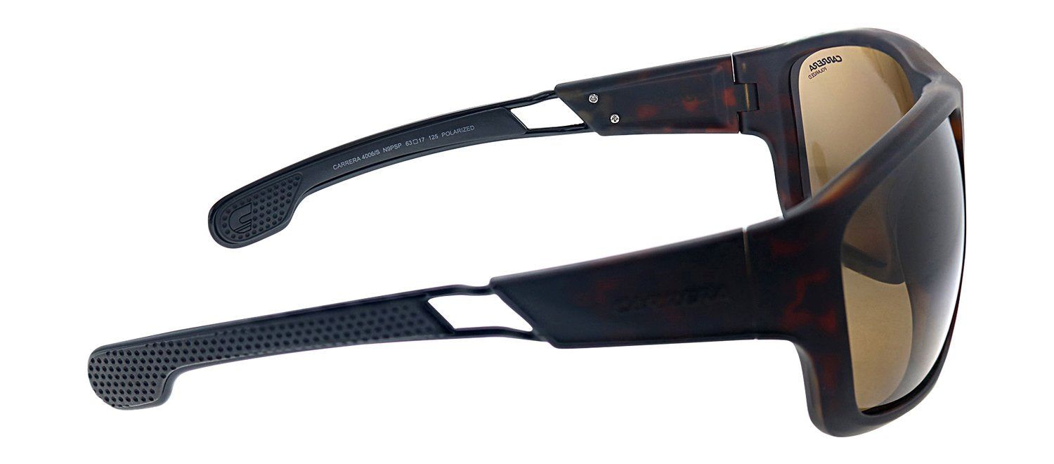 Carrera CA Carrera4006 N9P Wrap Plastic Black Sunglasses with Brown Polarized Lens sold by Gaffos product image thumbnail 3