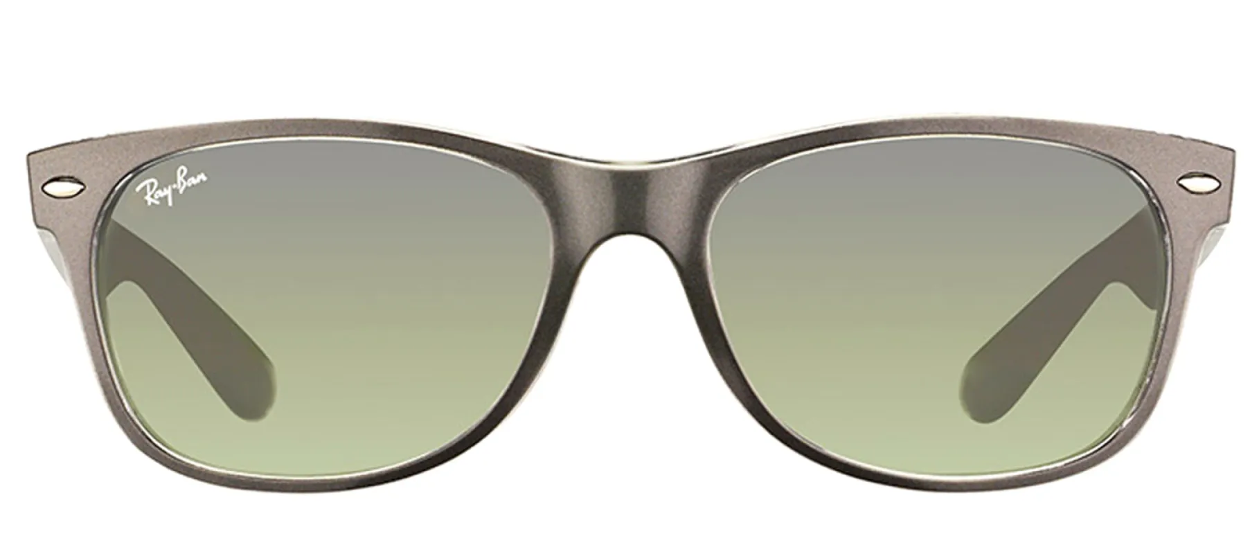 Ray-Ban New Wayfarer RB 2132 614371 Wayfarer Plastic Ruthenium/ Gunmetal Sunglasses with Grey Gradient Lens sold by Gaffos