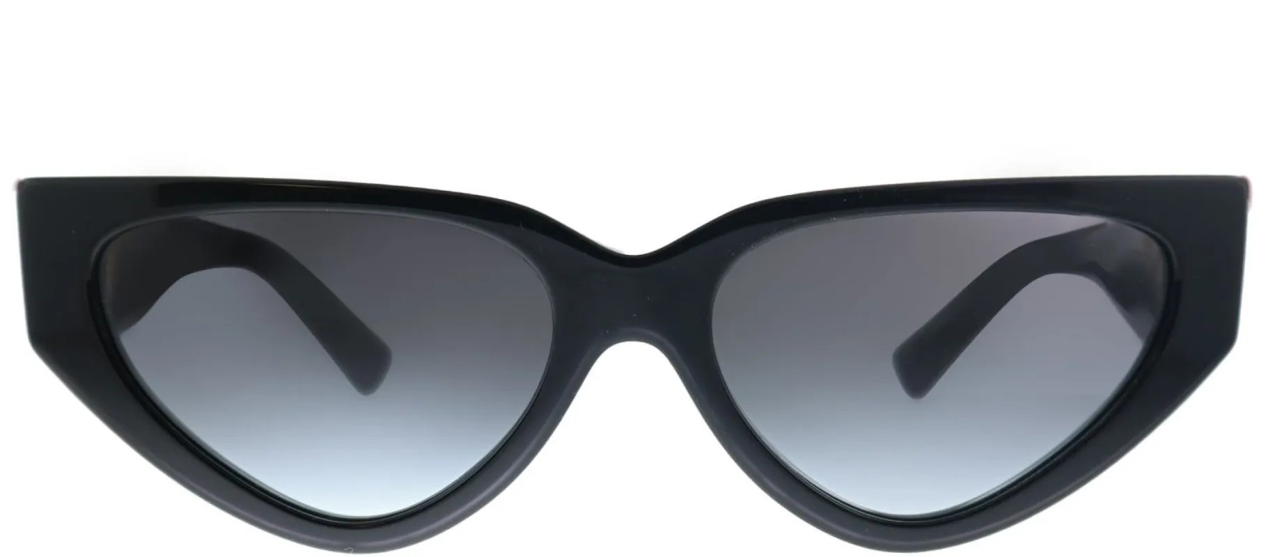 Valentino VA 4063 50018G Geometric Plastic Black Sunglasses with Grey Gradient Lens sold by Gaffos
