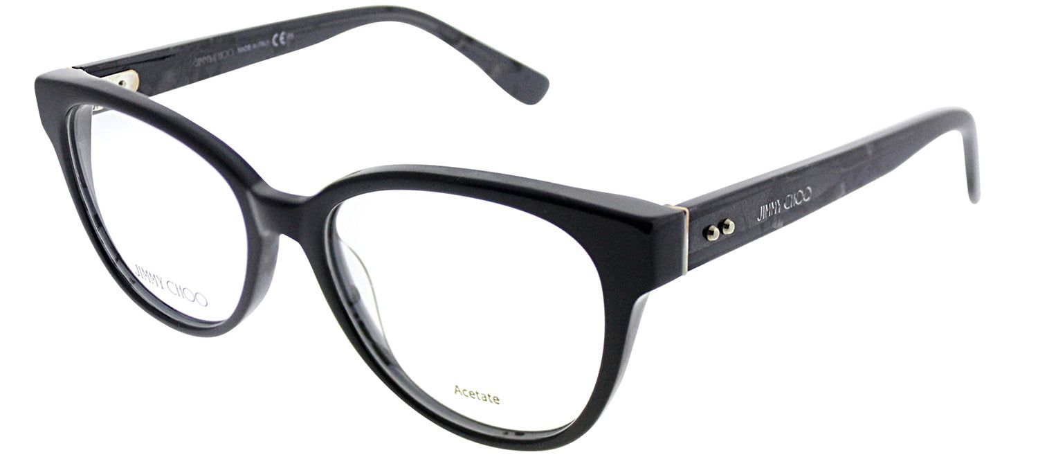 Jimmy Choo JC 141 J3L Cat-Eye Plastic Black Eyeglasses with Demo Lens sold by Gaffos product image thumbnail 2