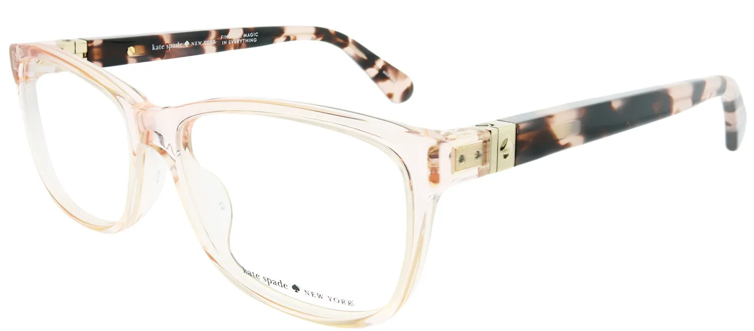 Kate Spade KS Calley HT8 Rectangle Plastic Pink Eyeglasses with Demo Lens sold by Gaffos product image thumbnail 2