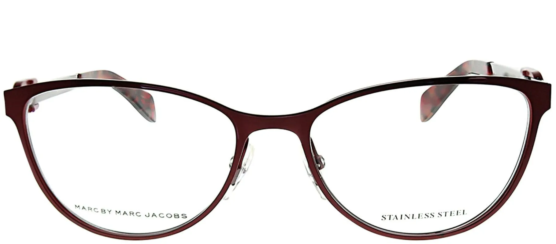 Marc by Marc Jacobs MMJ 662 LQM Cat-Eye Metal Burgundy/ Red Eyeglasses with Demo Lens sold by Gaffos