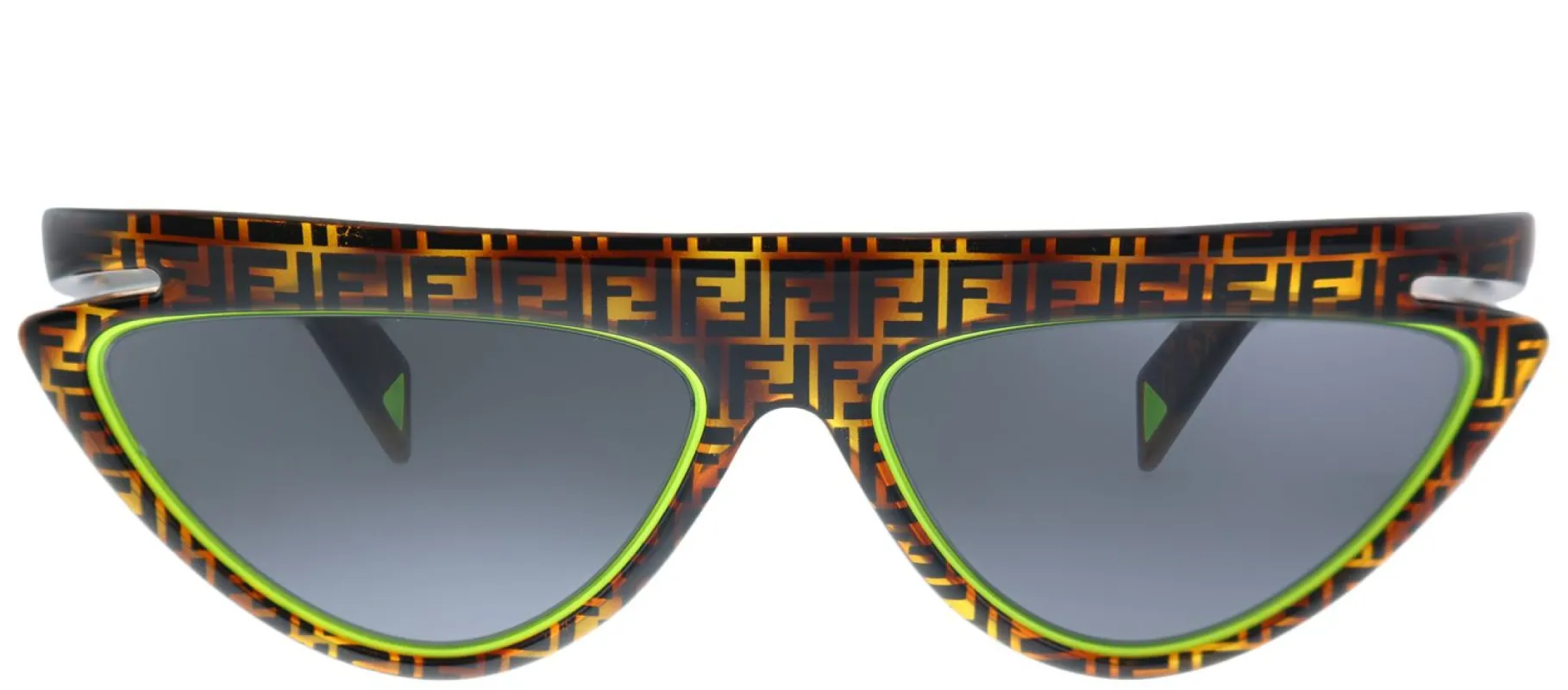 Fendi FF 0383 HJV Cat-Eye Plastic Tortoise/ Havana Sunglasses with Grey Lens sold by Gaffos