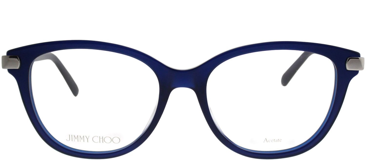 Jimmy Choo JC 196 PJP Square Plastic Blue Eyeglasses with Demo Lens sold by Gaffos
