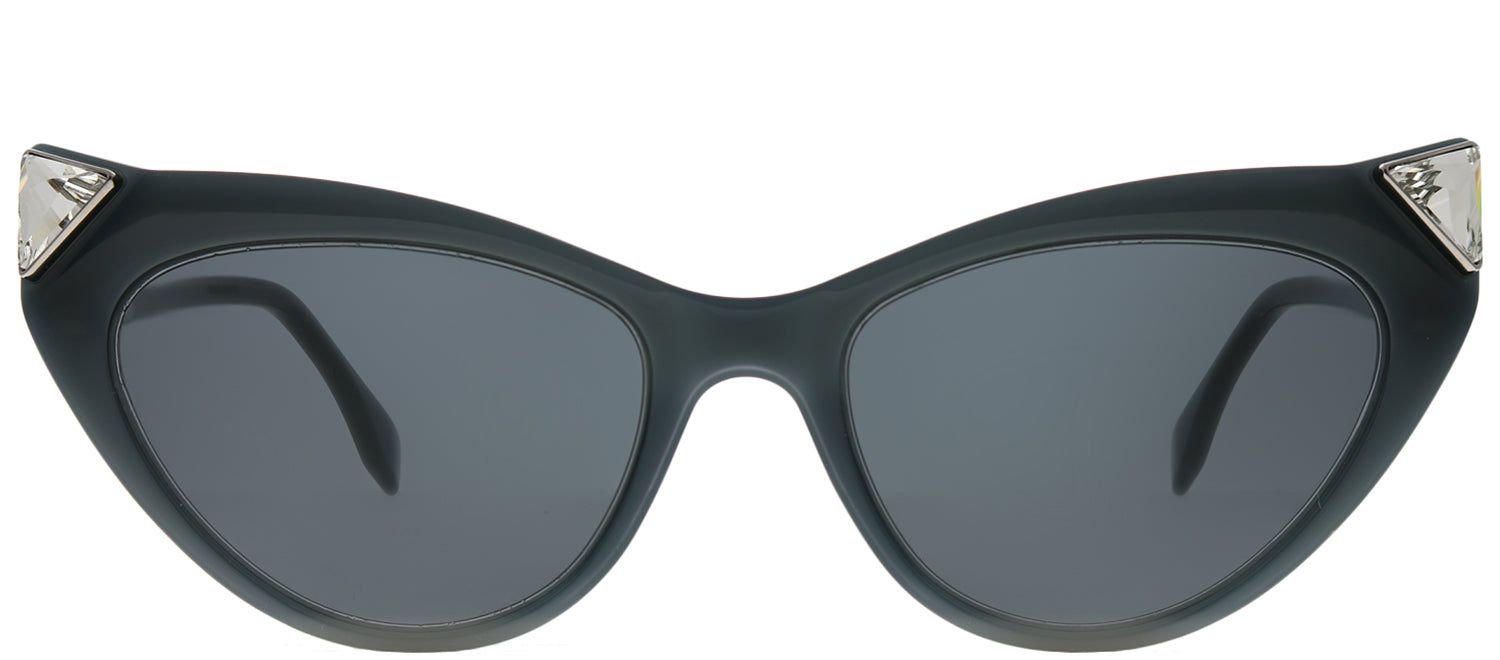Fendi FF 0356 807 IR Cat-Eye Plastic Black Sunglasses with Grey Lens sold by Gaffos