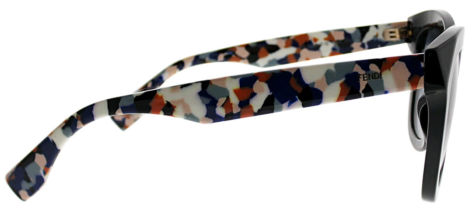 Fendi Fendi Chromia FF 0204/F 5MB HD Rectangle Plastic Black Sunglasses with Grey Gradient Lens sold by Gaffos product image thumbnail 3