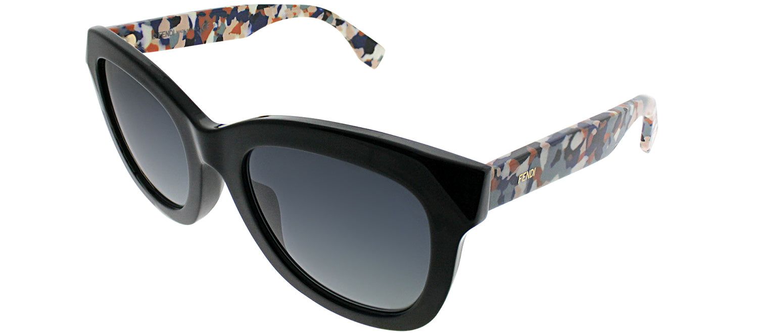 Fendi Fendi Chromia FF 0204/F 5MB HD Rectangle Plastic Black Sunglasses with Grey Gradient Lens sold by Gaffos product image thumbnail 2