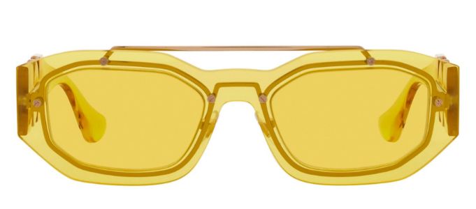 Versace VE 2235 100285 Fashion Plastic Yellow Sunglasses with Yellow Lens sold by Gaffos