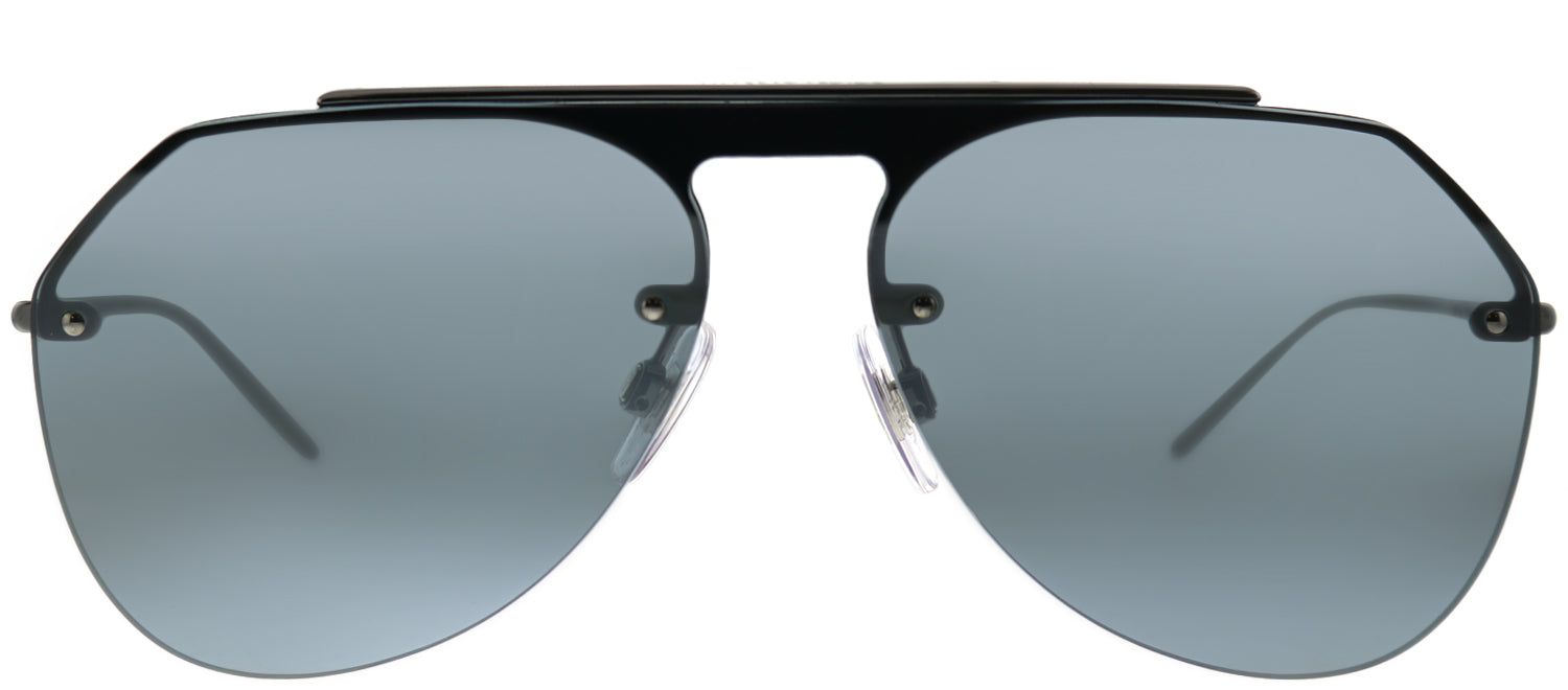 Dolce & Gabbana DG 2213 04/6G Aviator Metal Ruthenium/ Gunmetal Sunglasses with Grey Mirror Lens sold by Gaffos