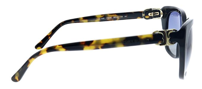 Tory Burch TY 7099 17594L Cat-Eye Plastic Black Sunglasses with Blue Gradient Lens sold by Gaffos