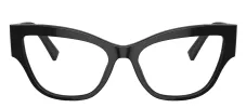 Dolce & Gabbana DG 3378 501 Cat-Eye Plastic Black Eyeglasses with Logo Stamped Demo Lenses sold by Gaffos